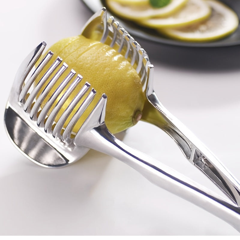 Stainless Steel Slicer for Tomatoes, Lemons, and Onions
