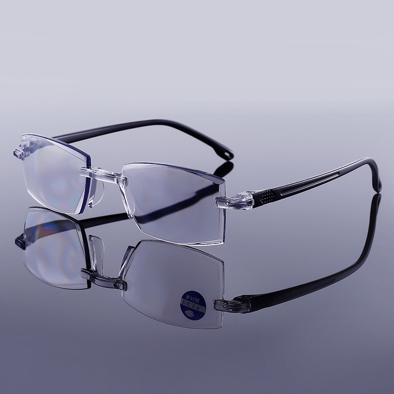 Anti Light Dual Focus Reading Glasses for Reading Books Newspapers