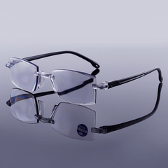 Anti Light Dual Focus Reading Glasses for Reading Books Newspapers