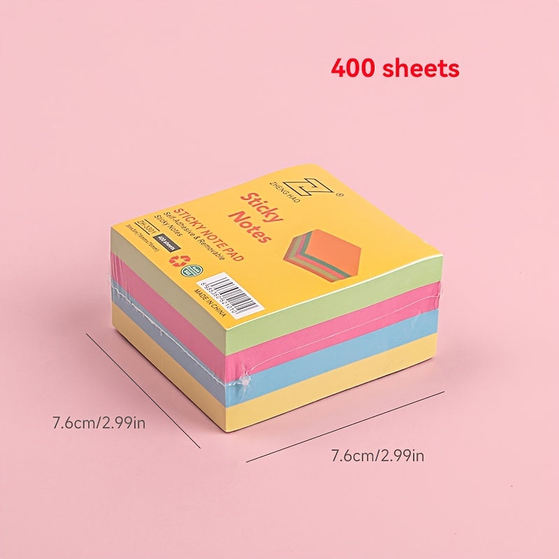 400 Sheets Sticky Notes 4 Colors Office Supplies