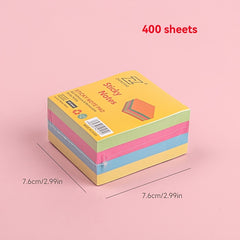 400 Sheets Sticky Notes 4 Colors Office Supplies