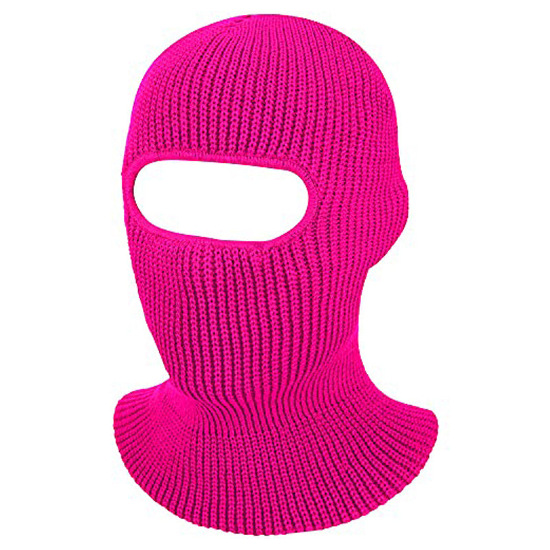 Knitted Full Face Cover Winter Hat For Outdoors