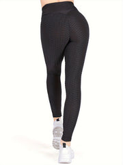 Honeycomb Butt Lifting Yoga Workout Pants High Stretch Leggings