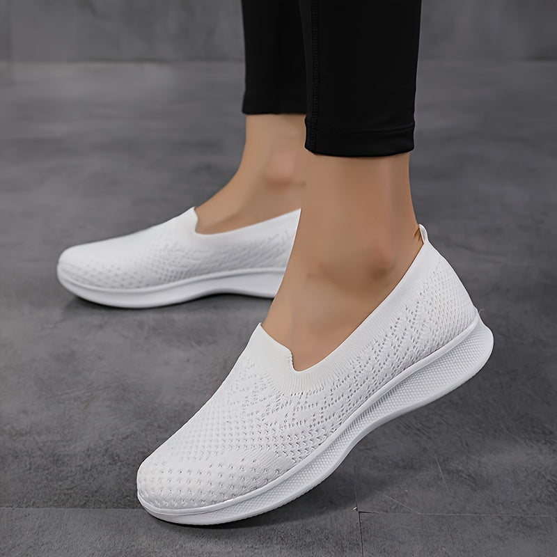 Women's Casual Mesh Breathable Walking Shoes Lightweight Sport Flat Shoes