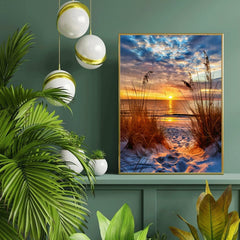 1000pcs Beach Sunset Jigsaw Puzzle Challenging DIY Brain Teaser