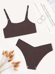 Solid Full Coverage Bra & Seamless Panties Set