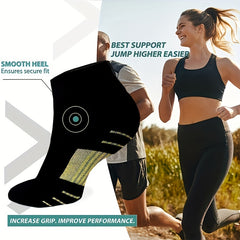 Breathable Copper Compression Socks for Ankle Plantar Support