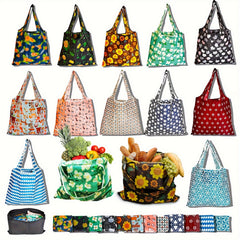 12Pack Reusable Grocery Bag Foldable Large Capacity Gift T