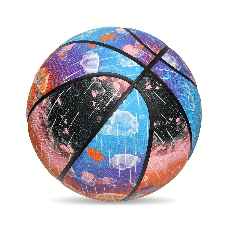 Size 7 Glow In The Dark Basketball Luminous Glowing PU leather Ball