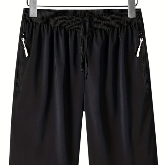 Men's Casual Elastic Waist Drawstring Shorts for Summer