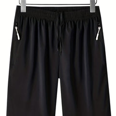 Men's Casual Elastic Waist Drawstring Shorts for Summer