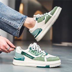 Men's Non Slip Street Style Skate Shoes Casual Lace Up Sneakers