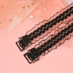 Adjustable Lace Mesh Shoulder Straps for Underwear