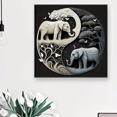 5D Elephant Diamond Painting Set for Adults - DIY Embroidery Art