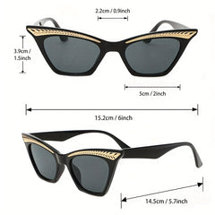 Y2K Cat Eye Sunglasses Anti Glare UV400