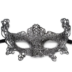 Fox Shaped Lace Masquerade Mask for Adults Costume Theme Party