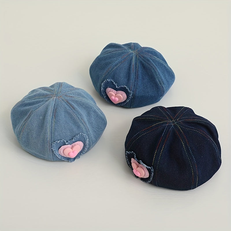 Kids Love Cowboy Beret Pumpkin Hat