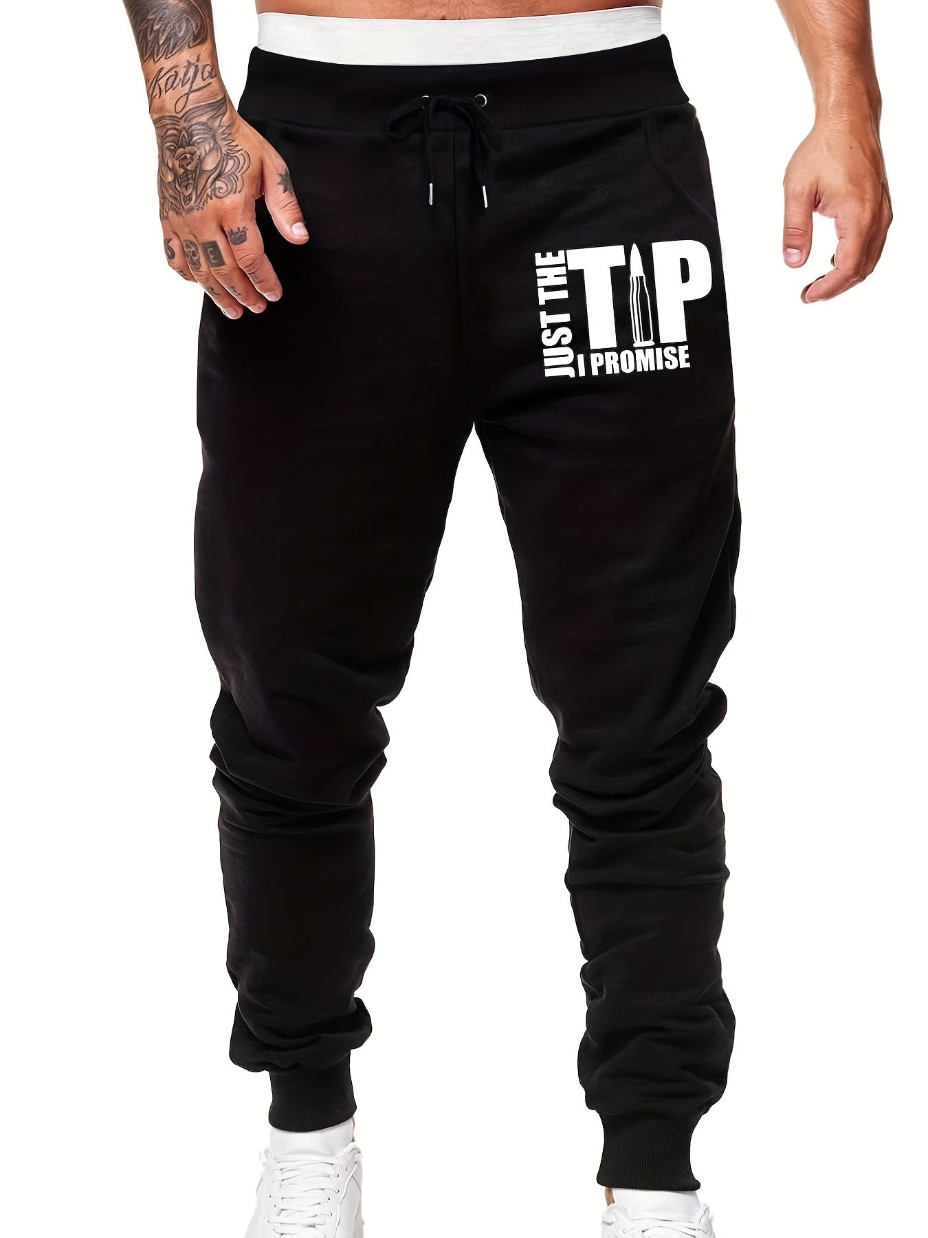 Graphic Print Men's Sports Trousers Casual Joggers Pants