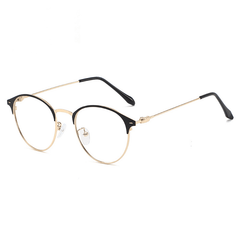 Round Frame Sunglasses Anti Light Glasses Photochromic Lens Eyewear