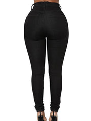Sexy High Waist Skinny Jeans High Stretch Slim Fit High Rise Casual Denim Pants