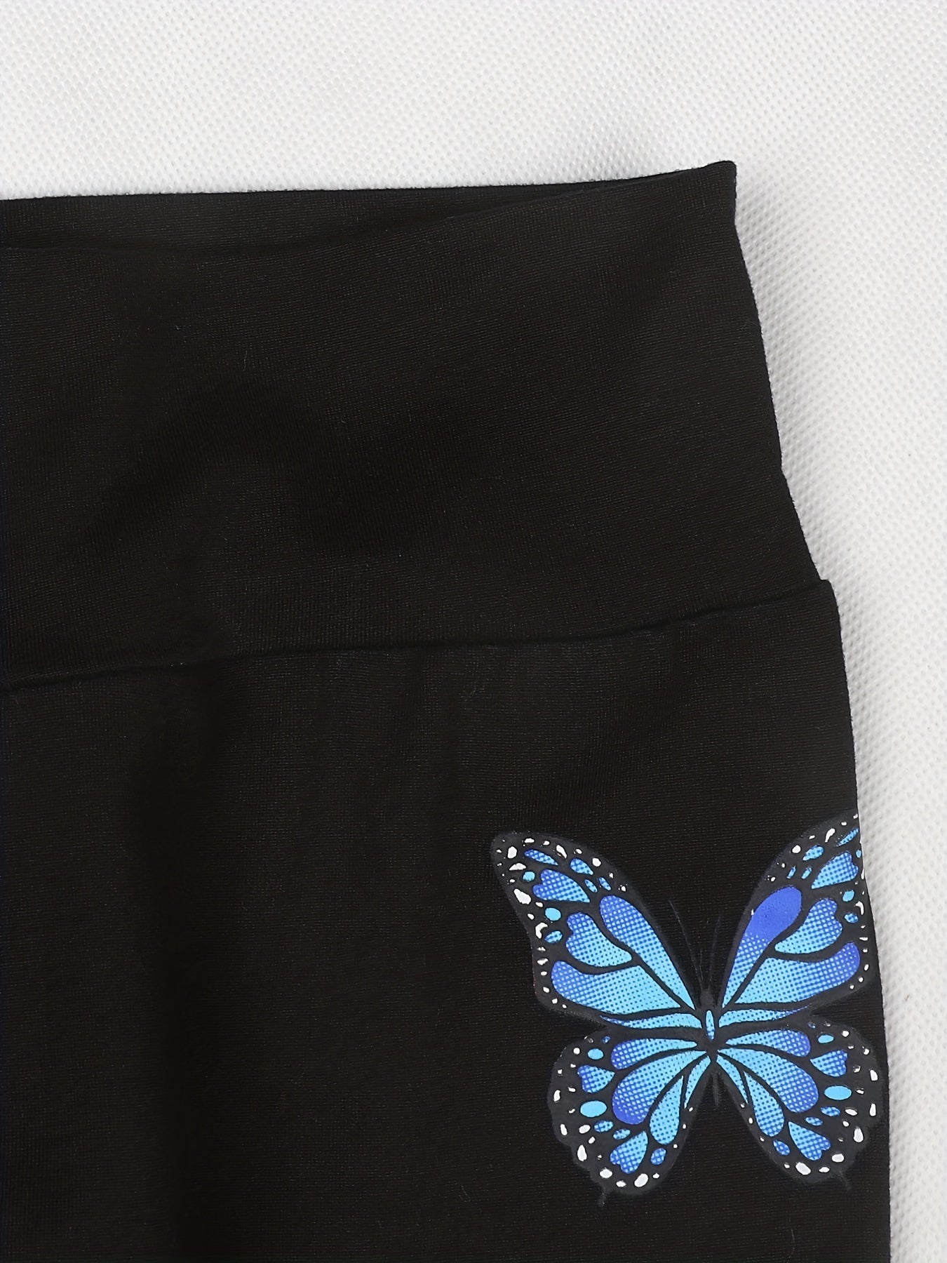 Butterfly Graphic High Waist Yoga Leggings for Outwear