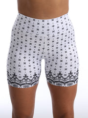 Wildflower Yoga Shorts High Waist Summer Comfy Fitness Gym Shorts