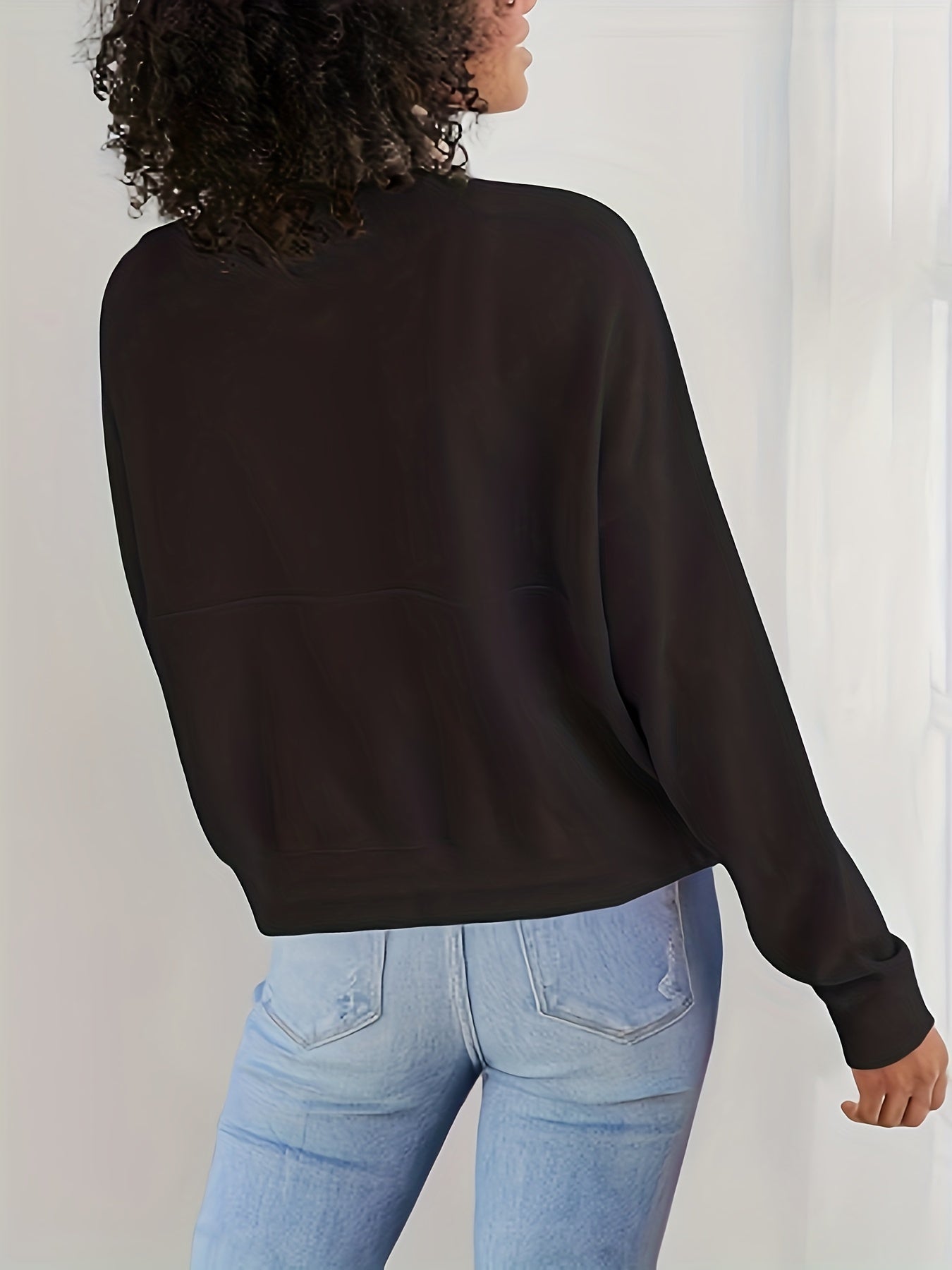Half Button Pullover Sweatshirt with Kangaroo Pocket