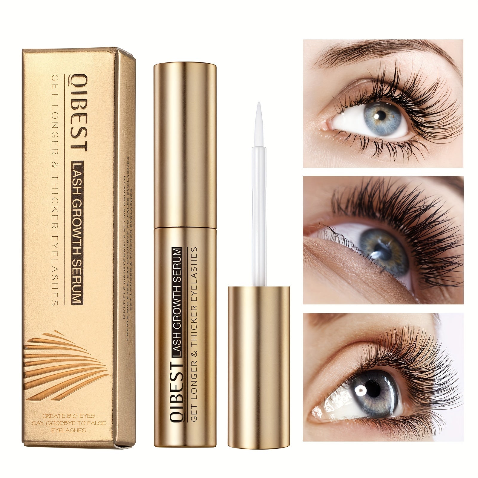 Volumizing Mascara & Eyelash Serum Set for Longer Healthier Lashes