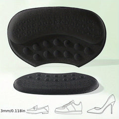 4D Heel Stickers Anti-drop High Heels Insoles Adjust Size Anti-slip Footwear