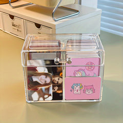 Acrylic Transparent Card Storage Box