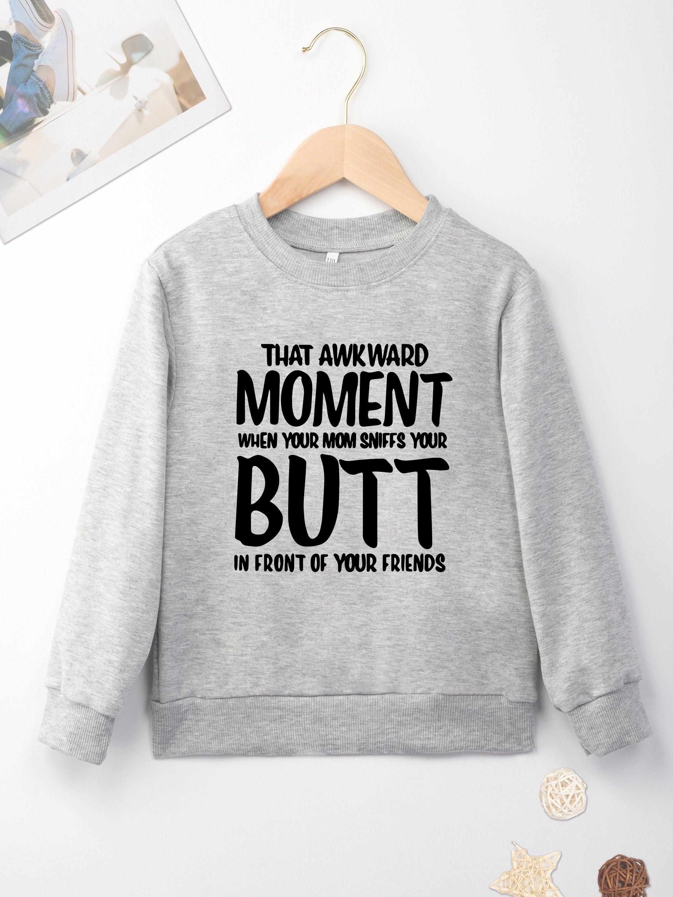 Boys Casual Sweatshirt Long Sleeve Crew Neck