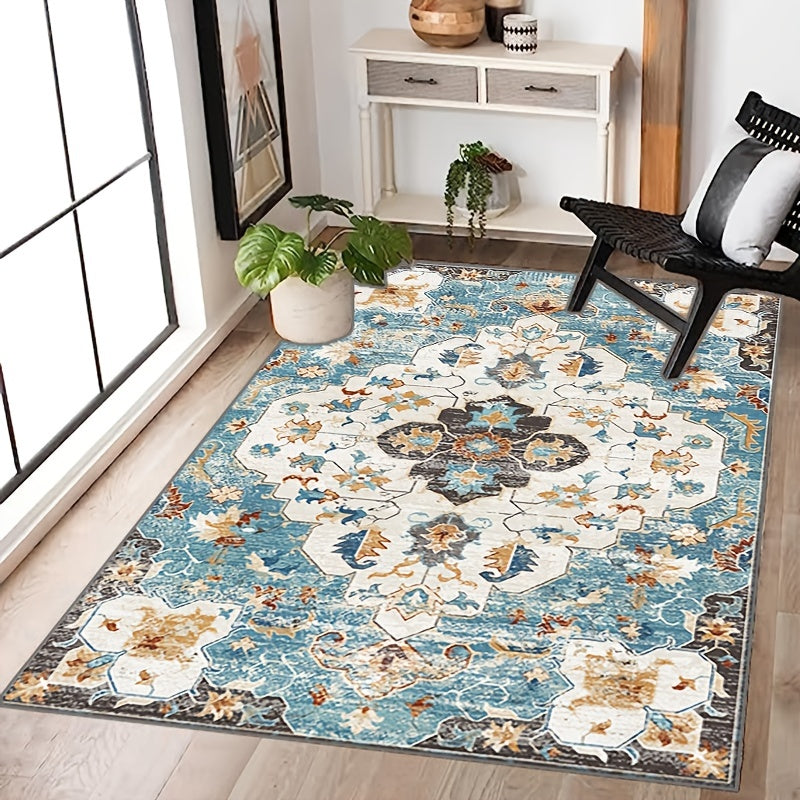 Bohemian Area Rug Washable Anti-Skid Carpet