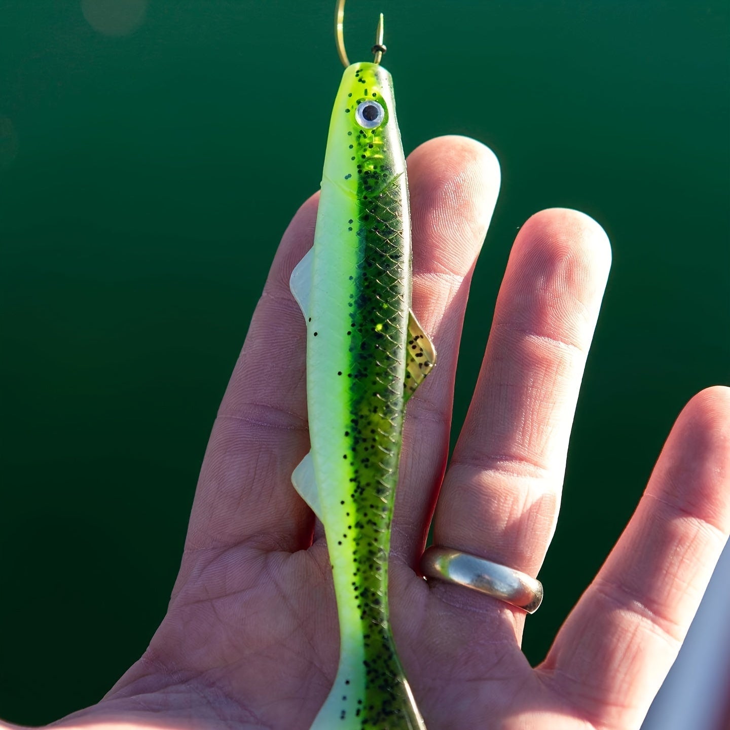 5pcs Fork Tail Soft Lure PVC Bionic Swimbait Fishing Accessories