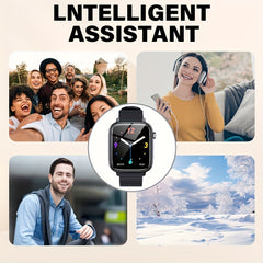LAXASFIT Smart Watch 4 HD Screen 100 Sport Modes Fitness Activity Tracker
