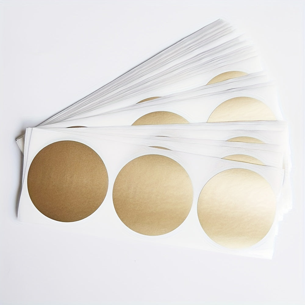 100pcs Golden Scratch Off Stickers DIY Games & Cards 1.97 Diameter