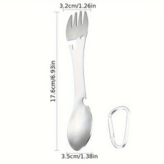 Stainless Steel Spoon Fork Bottle Opener Can Opener Fruit Fork