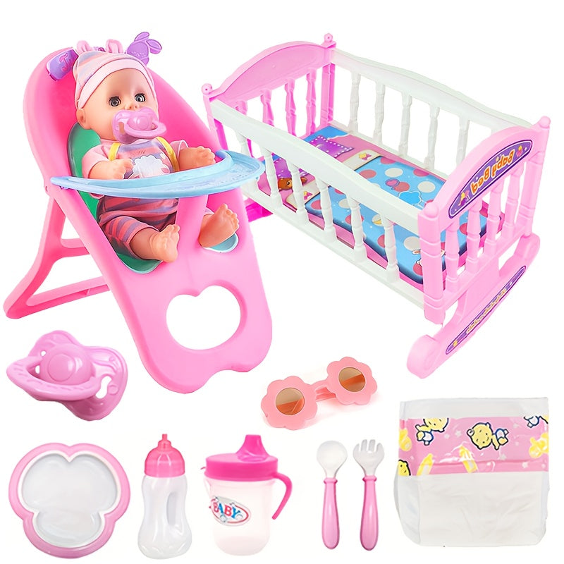 10pcs Doll Accessories Party Game Set for Children Over 3 Years Old