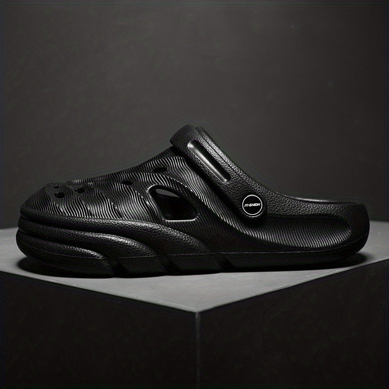 Men's Lightweight Comfy Clogs Hollow Out Non Slip Garden Shoes