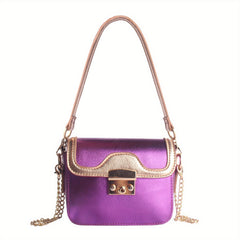 Toddler Princess Messenger Bag with Chain Kids Underarm Handbag