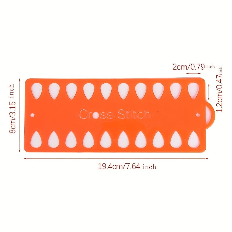 3pcs Embroidery Floss Organizer 20 Positions Yarn Sewing Needlewor