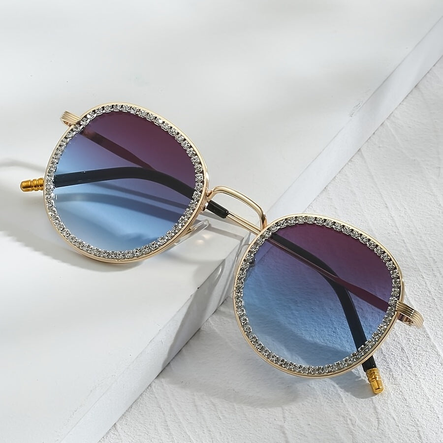 Fashionable Casual Round Vintage Sunglasses
