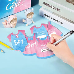 Outdoor Game Gender Reveal Box & Game Set For Baby Shower Party