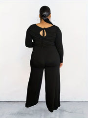 Casual Jumpsuit with Drawstring Waist