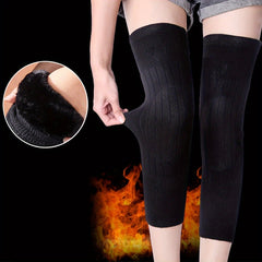 2pcs Cashmere Knee Pads Winter Warm Wool Knee Protection