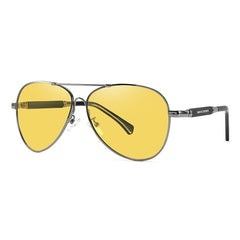 Polarized Driving Sunglasses UV Blocking Titanium Memory Flexible