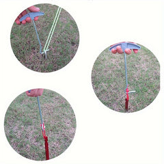 Tent Peg Extractor Ground Hook Remover Comfort Grip Camping Outdoors
