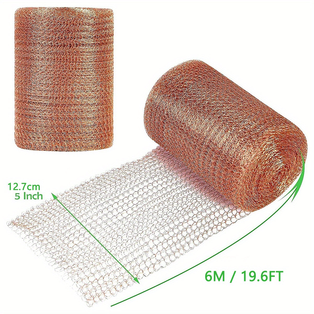1pc Copper Mesh Rodent Mesh Sturdy Pure Copper Wire Mesh Gap Copper Blocker Fill