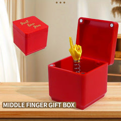 Funny Prank Box with Secret Compartment for Adults - Red Gag Toy