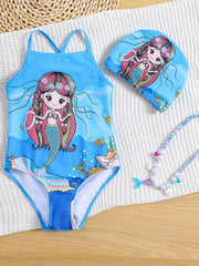 Mermaid Princess Bikini Swimsuit for Girls