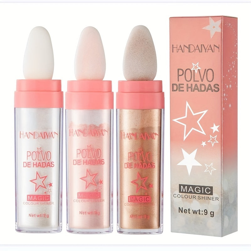 Fairy Powder Body Brightens Face Blusher Highlighter Makeup